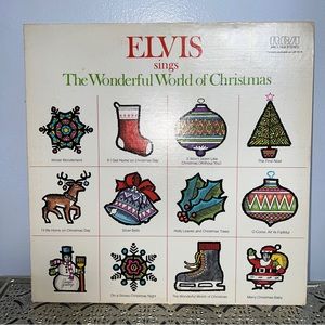 Elvis Presley- Sings The Wonderful World Of Christmas Vinyl LP 1971 ANL1-1936